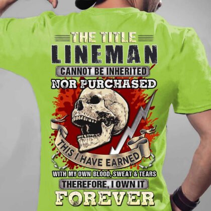 The Title Lineman cannot be inherited nor Purchased