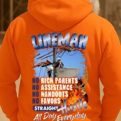 Straight Hustle Lineman Apparel - No Handouts Work